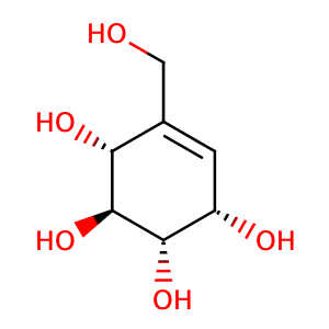 (1S,2S,3S,4R)-5-(hydroxymethyl)cyclohex-5-ene-1,2,3,4-tetrol