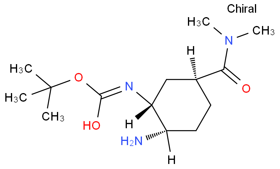 tert-Butyl [(1R,2S,5S)-2-amino-5-[(dimethylamino)carbonyl]cyclohexyl]carbamate