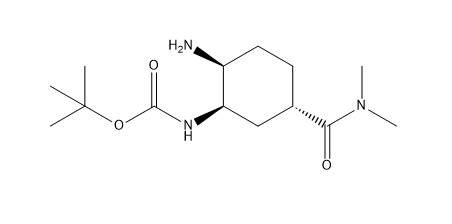 [(1R,2S,5S)-2-氨基-5-[(二甲基氨基)羰基]环己基]氨基甲酸叔丁酯